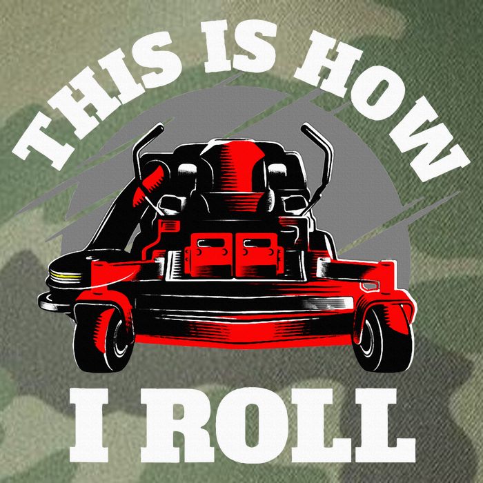 This Is How I Roll Zero Turn Riding Lawn Mower Image Legacy Tie Dye Trucker Hat