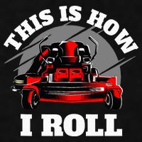 This Is How I Roll Zero Turn Riding Lawn Mower Image Ladies PosiCharge Tri-Blend Wicking Tank