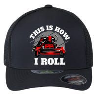 This Is How I Roll Zero Turn Riding Lawn Mower Image Flexfit Unipanel Trucker Cap