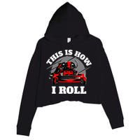 This Is How I Roll Zero Turn Riding Lawn Mower Image Crop Fleece Hoodie