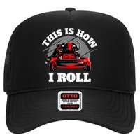 This Is How I Roll Zero Turn Riding Lawn Mower Image Trucker Hat