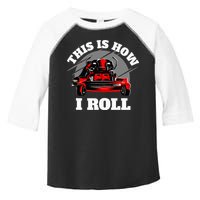 This Is How I Roll Zero Turn Riding Lawn Mower Image Toddler Fine Jersey T-Shirt