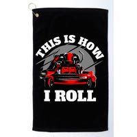 This Is How I Roll Zero Turn Riding Lawn Mower Image Golf Towel