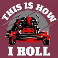 This Is How I Roll Zero Turn Riding Lawn Mower Image 16oz Travel Tumbler