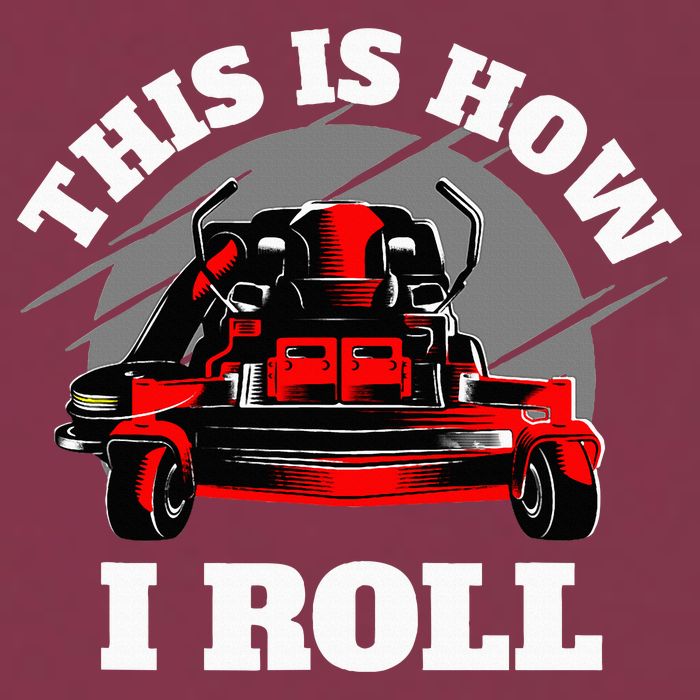 This Is How I Roll Zero Turn Riding Lawn Mower Image 16oz Travel Tumbler