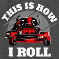 This Is How I Roll Zero Turn Riding Lawn Mower Image Vector Backpack