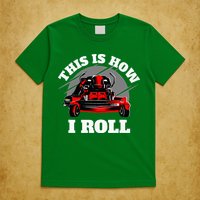 This Is How I Roll Zero Turn Riding Lawn Mower Image T-Shirt
