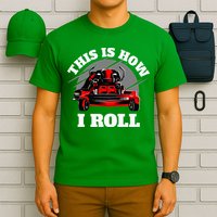 This Is How I Roll Zero Turn Riding Lawn Mower Image T-Shirt