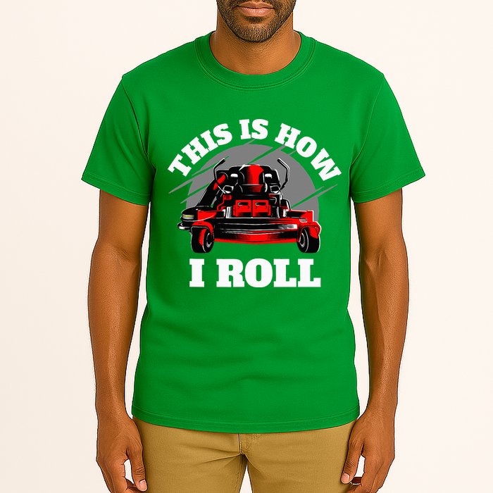 This Is How I Roll Zero Turn Riding Lawn Mower Image Tall T-Shirt