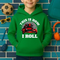 This Is How I Roll Zero Turn Riding Lawn Mower Image Kids Hoodie