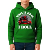 This Is How I Roll Zero Turn Riding Lawn Mower Image Kids Hoodie