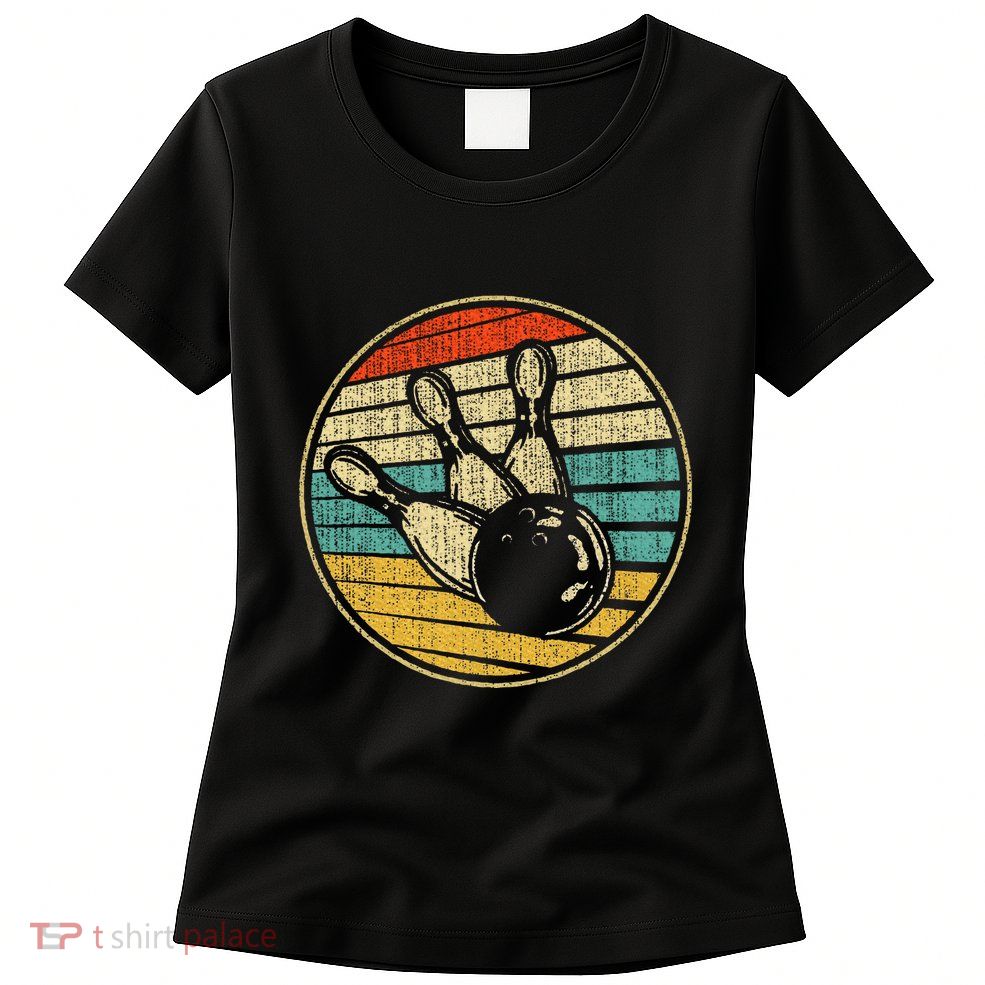 This Is How I Roll Vintage Retro Bowling 60s 70s Bowler Women's T-Shirt