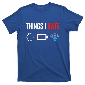 Things I Hate Programmer Outfit Gamer Fun Gift Idea Gift T-Shirt