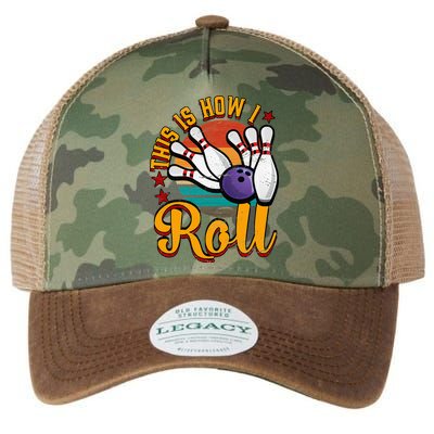 This Is How I Roll Bowling Legacy Tie Dye Trucker Hat