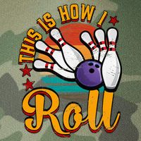 This Is How I Roll Bowling Legacy Tie Dye Trucker Hat
