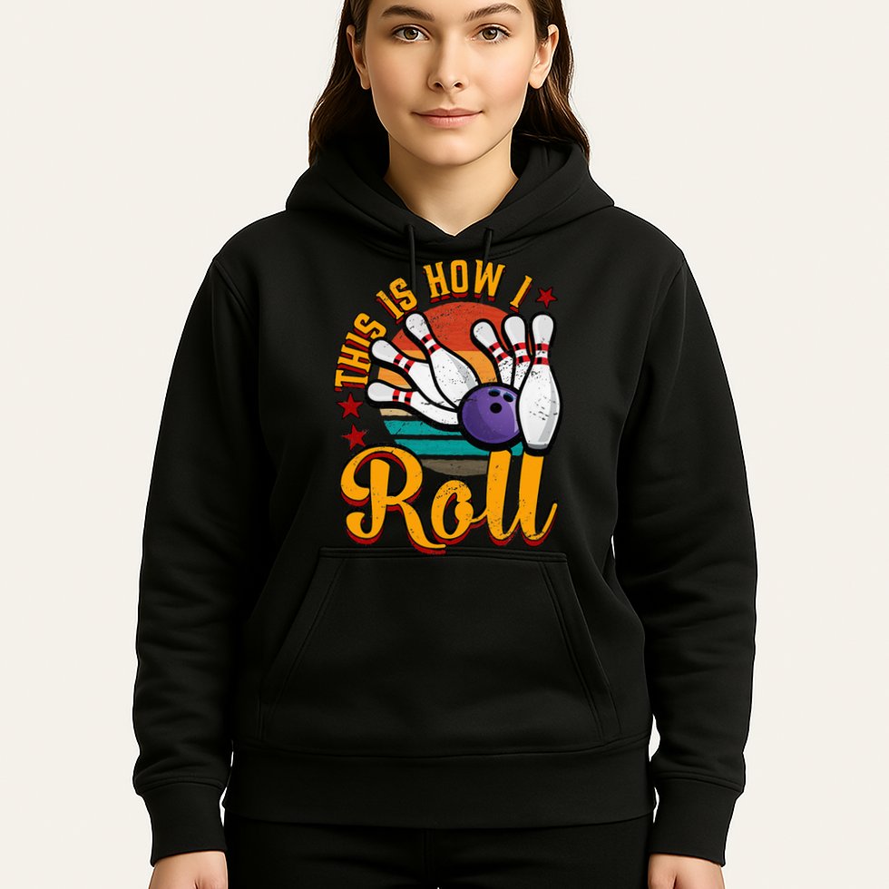 This Is How I Roll Bowling Hoodie