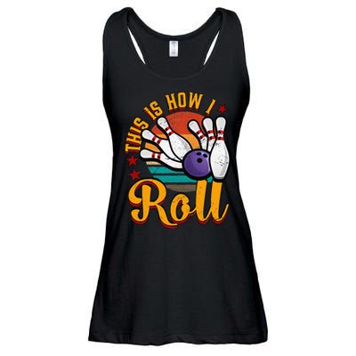 This Is How I Roll Bowling Ladies Essential Flowy Tank