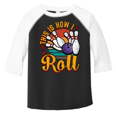 This Is How I Roll Bowling Toddler Fine Jersey T-Shirt