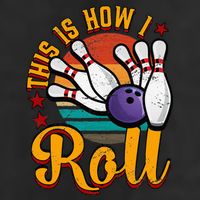 This Is How I Roll Bowling Golf Towel