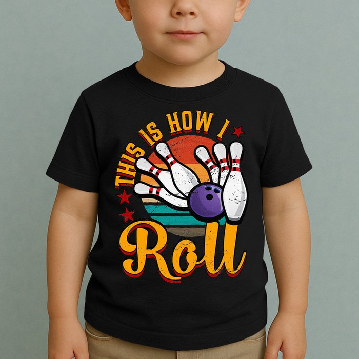 This Is How I Roll Bowling Toddler T-Shirt