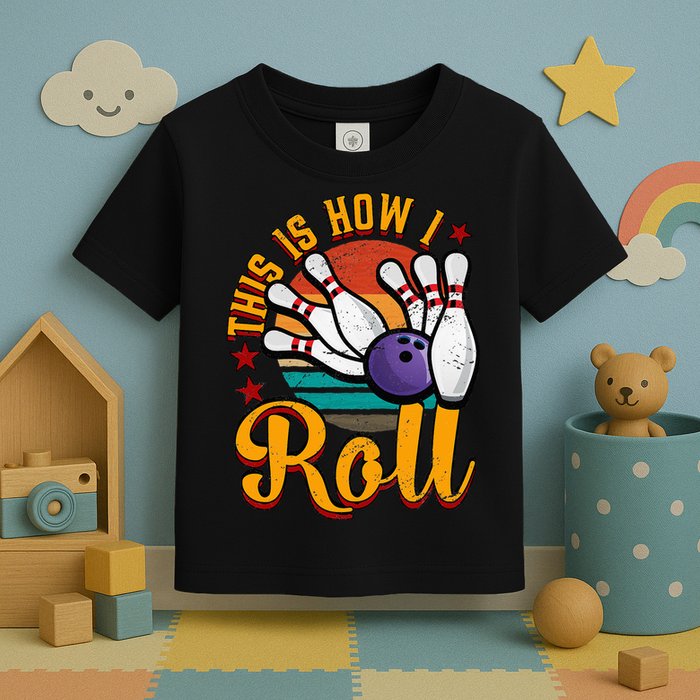This Is How I Roll Bowling Toddler T-Shirt