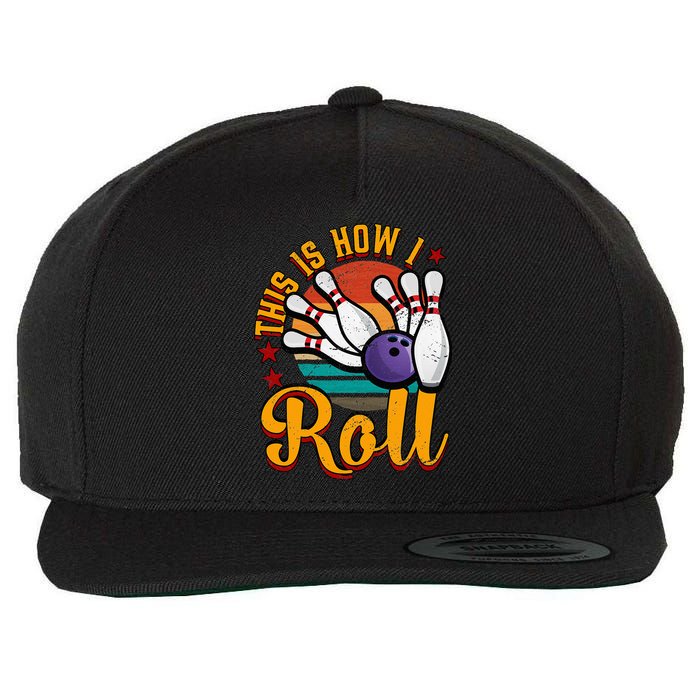This Is How I Roll Bowling Wool Snapback Cap