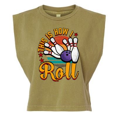 This Is How I Roll Bowling Garment-Dyed Women's Muscle Tee