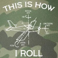 This Is How I Roll Airplane Aircraft Pilot Flying Plane Gift Legacy Tie Dye Trucker Hat