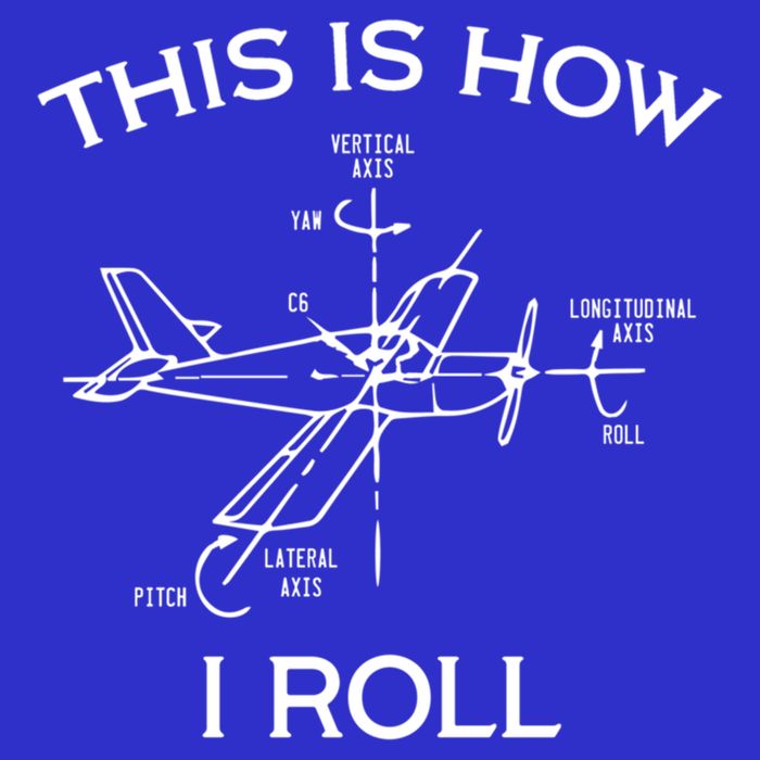 This Is How I Roll Airplane Aircraft Pilot Flying Plane Gift Button