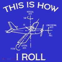 This Is How I Roll Airplane Aircraft Pilot Flying Plane Gift 16 in Basic Backpack