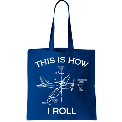 This Is How I Roll Airplane Aircraft Pilot Flying Plane Gift Bag