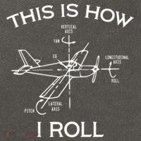This Is How I Roll Airplane Aircraft Pilot Flying Plane Gift Cotton Canvas Backpack