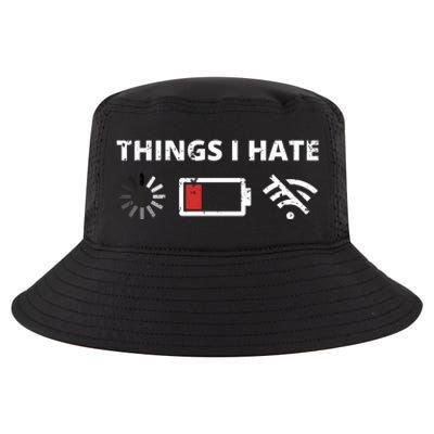 Things I Hate Programmer Outfit Gamer Fun Gift Funny Gift Cool Comfort Performance Bucket Hat