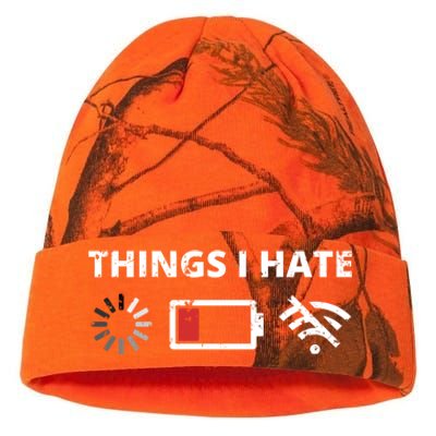 Things I Hate Programmer Outfit Gamer Fun Gift Funny Gift Kati Licensed 12" Camo Beanie