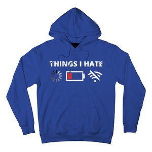 Things I Hate Programmer Outfit Gamer Fun Gift Funny Gift Hoodie