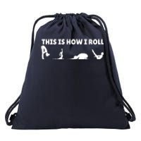 This Is How I Roll Yoga Lover Drawstring Bag