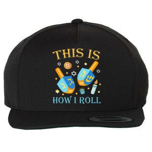 This Is How I Roll Hanukkah Dreidel Chanukah Jew Gift  Wool Snapback Cap