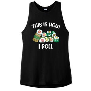 This Is How I Roll Kawaii Anime Funny Sushi Lover Great Gift Ladies PosiCharge Tri-Blend Wicking Tank