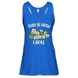 This Is How I Roll Kawaii Anime Funny Sushi Lover Great Gift Ladies Essential Flowy Tank