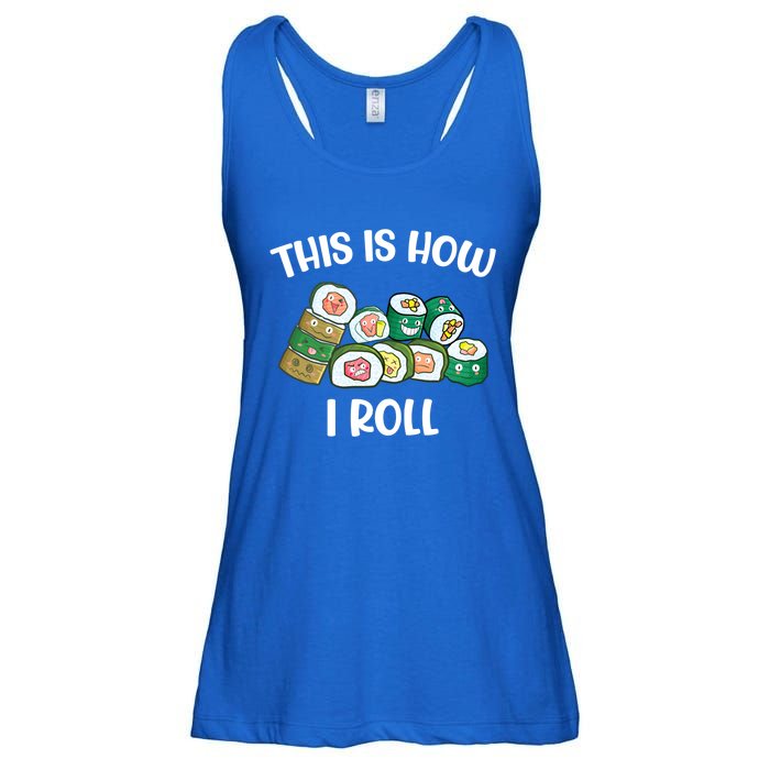 This Is How I Roll Kawaii Anime Funny Sushi Lover Great Gift Ladies Essential Flowy Tank