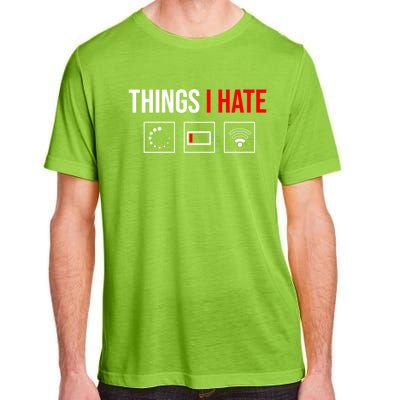 Things I Hate Programmer Outfit Gamer Fun Funny Gift Idea And Gaming Gift Adult ChromaSoft Performance T-Shirt