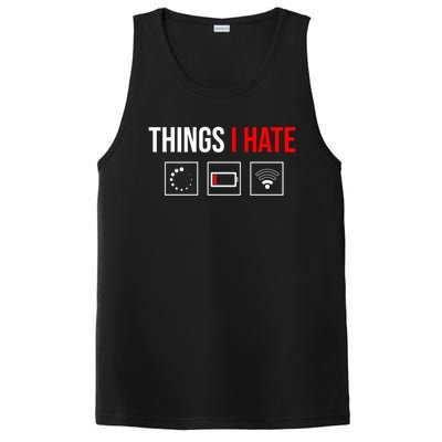 Things I Hate Programmer Outfit Gamer Fun Funny Gift Idea And Gaming Gift PosiCharge Competitor Tank