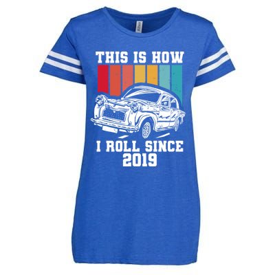 This Is How I Roll Since 2019 Gift Enza Ladies Jersey Football T-Shirt