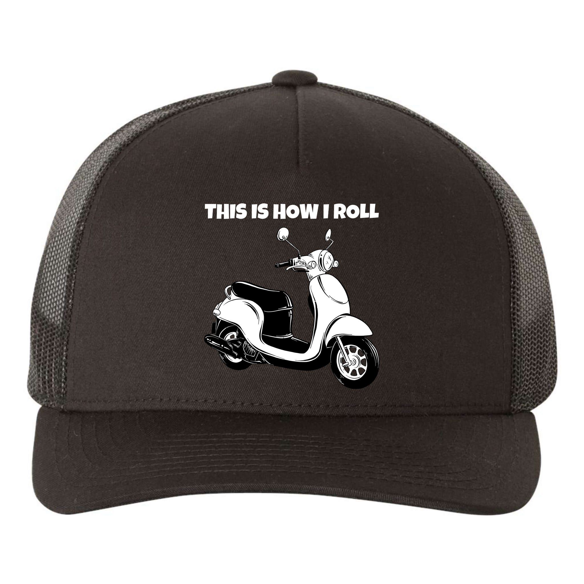 This Is How I Roll Scooter Yupoong Adult 5-Panel Trucker Hat