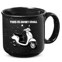 This Is How I Roll Scooter 15oz Campfire Ceramic Mug