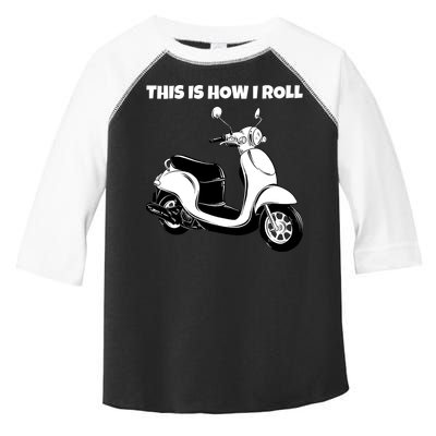 This Is How I Roll Scooter Toddler Fine Jersey T-Shirt