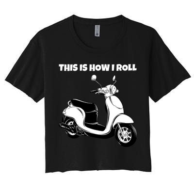 This Is How I Roll Scooter Crop Top
