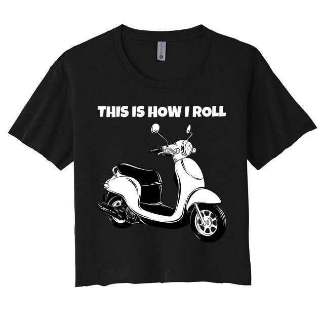 This Is How I Roll Scooter Crop Top