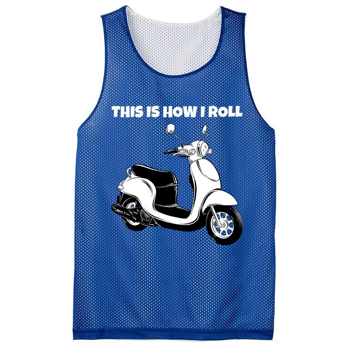 This Is How I Roll Scooter Mesh Reversible Basketball Jersey Tank