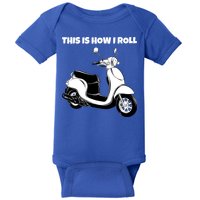 This Is How I Roll Scooter Baby Bodysuit